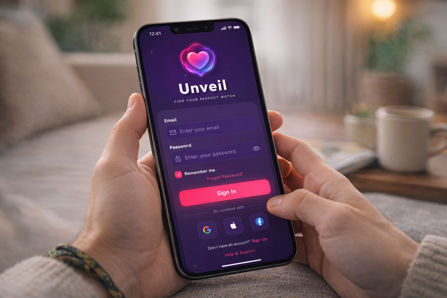 Unveil dating app